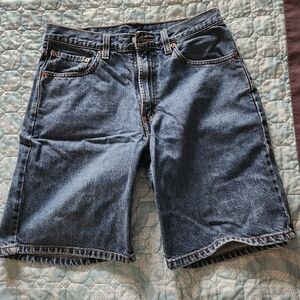 Levi's Men's Dark Blue Denim Shorts